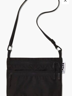 Baboon 2 The Moon Black Minimal Messenger Crossbody Bag